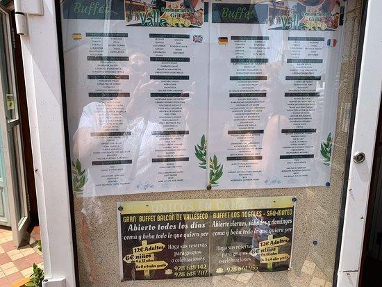 Gran Buffet Balcon de Valleseco